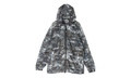 Multi Pixel Camo Mesh Hoodie Jacket "Black Camo" 001LJM301008MBLK