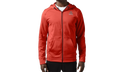 Crossfit Workout Ready Fleece Full Zip Hoodie "Riot Red" S99116