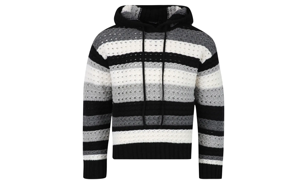 Crochet Hoodie "Black / Multi" AW2215052
