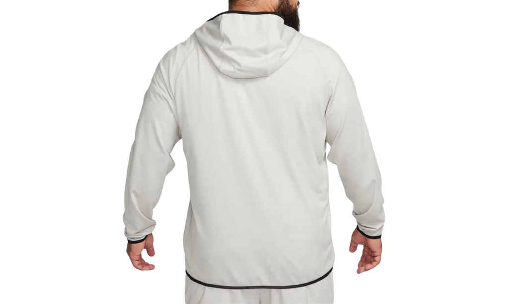 Tech Men's Lightweight Knit Full-zip Hoodie "GREY/BLACK" FD4501 012