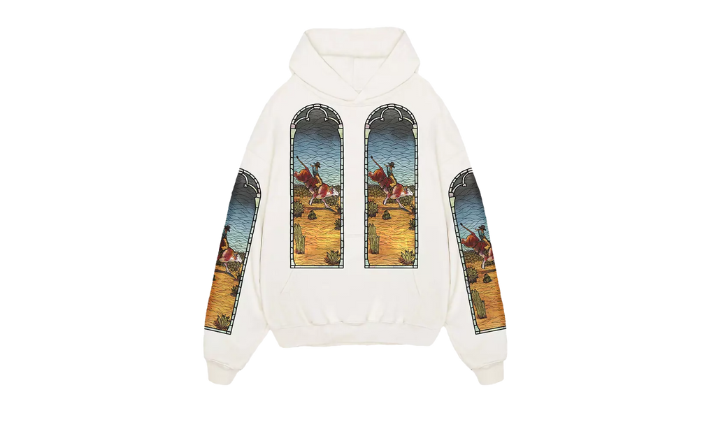 X EST Gee Stained Glass Hoodie "WHITE" WDSG627