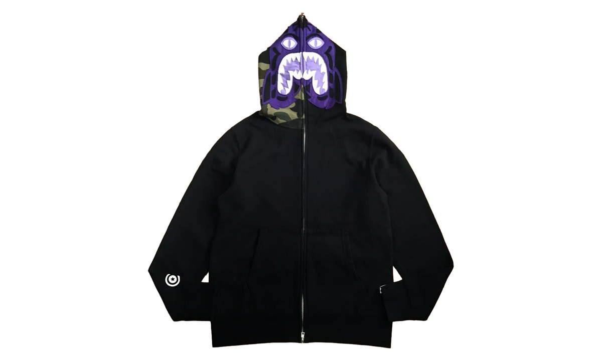1St Camo Tiger Full Zip Hoodie (SS23) "Black" 1J30 115 016