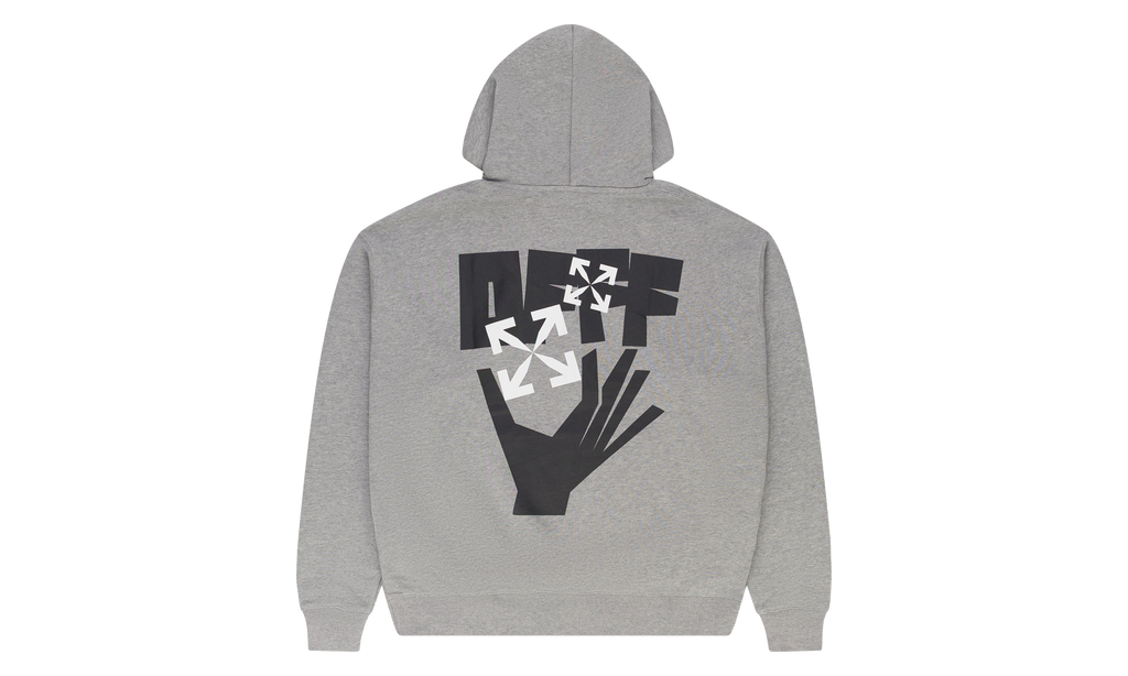 Hand Arrow Hoodie "Heather Grey" 44OWOS26K080 030