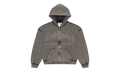 Studded OG Logo Hoodie "Grey Wash" GS009