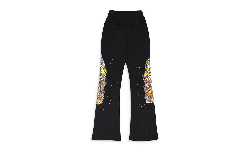 Flame Glass Sweatpants "Black" 1120020002FS