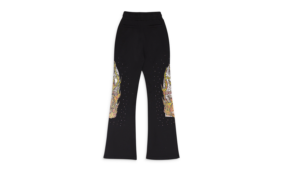 Flame Glass Sweatpants "Black" 1120020002FS