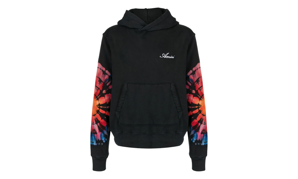 Spot Tie-Dye Hoodie "Black" PS23MJL027 001