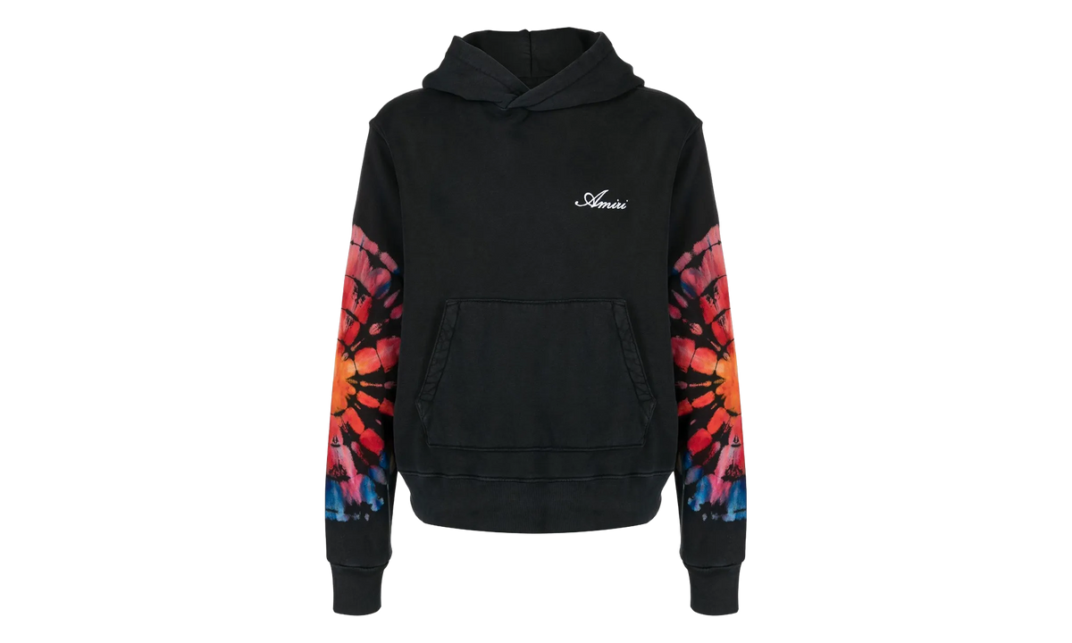 Spot Tie-Dye Hoodie "Black" PS23MJL027 001