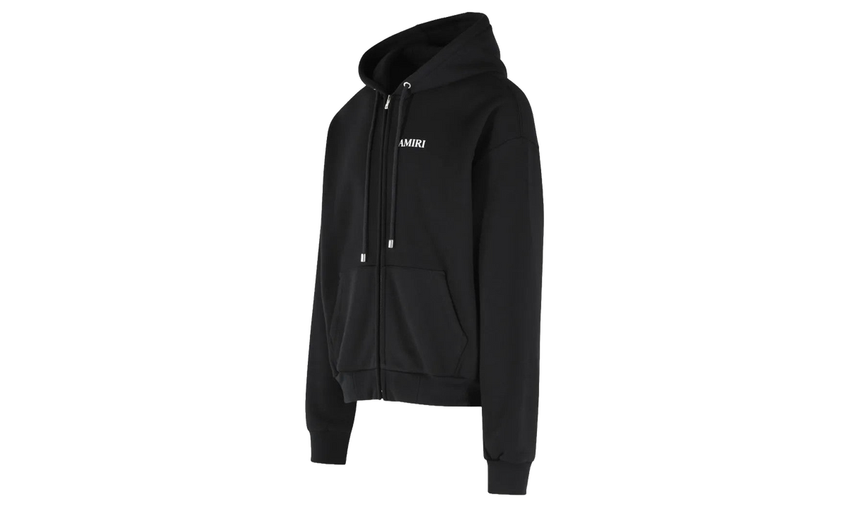 Relaxed Zip-Up Hoodie "Black" AM326JR022 0002