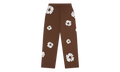 Cotton Wreath Baggy Sweatpants "Dark Brown" DT660