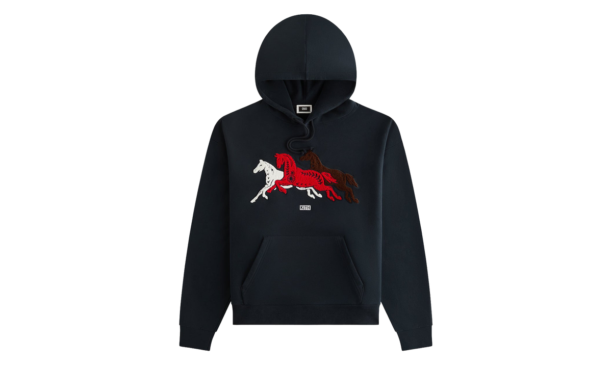 Kith Treats Stallion Nelson Hoodie "Black" kht030225 001