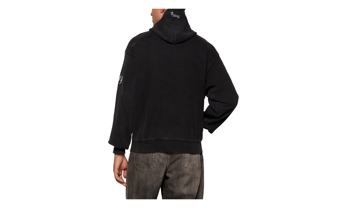 Financial Crisis Destroyed Zip Up Hoodie "Black" PRAY2409880