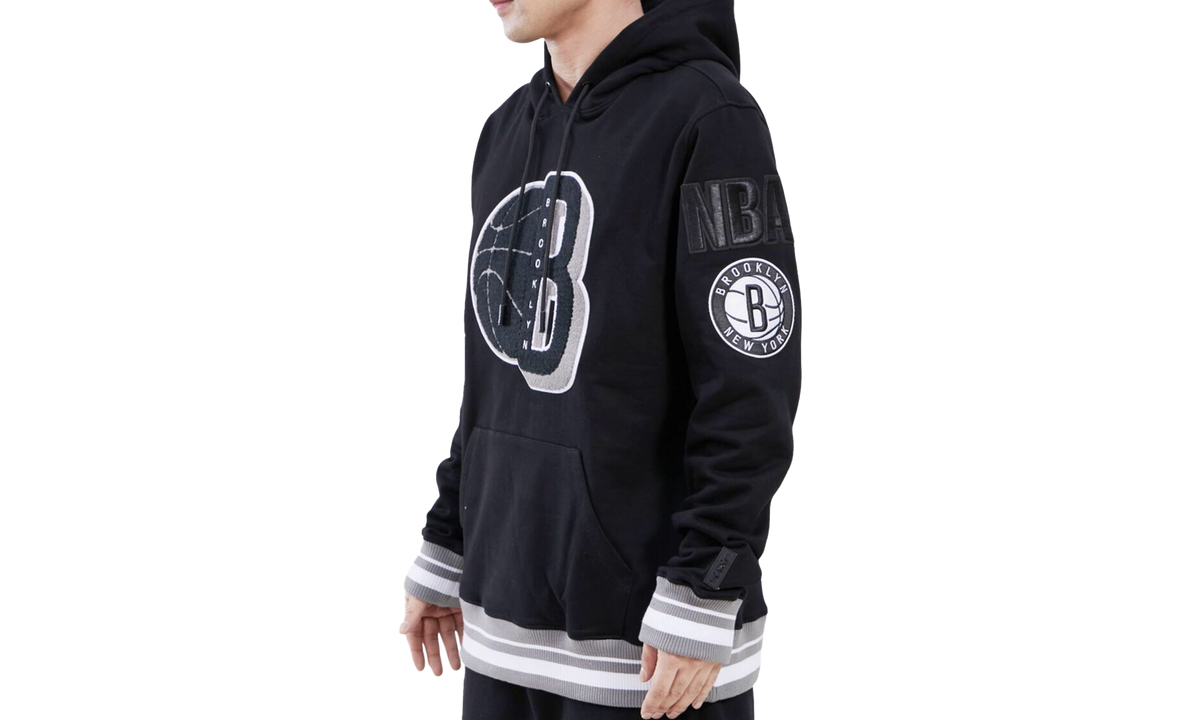 NBA Brooklyn Nets Mash Up Logo P/O Hoodie "Black" BBN554164 BLK
