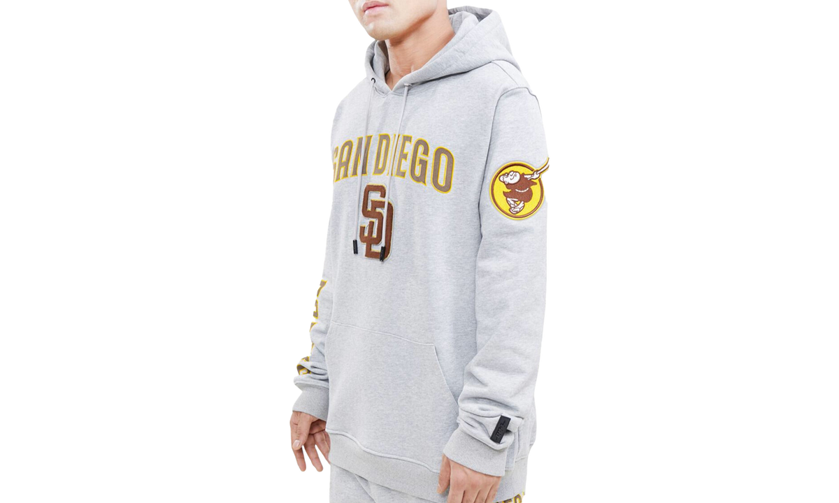 MLB San Diego Padres Stacked Logo Hoodie "Grey" LSP531914 HGR