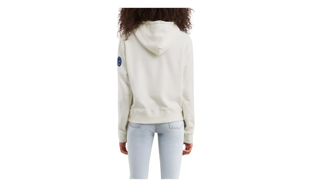 NBA Golden State Warriors Pullover Hoodie WMNS "White" 16LBWKL009GSW BRWH