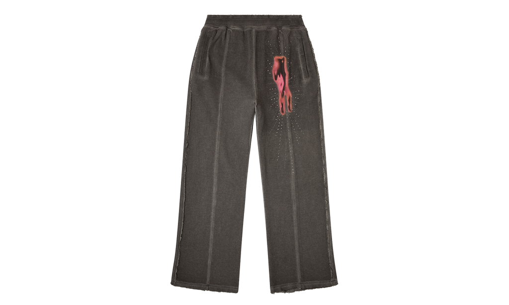 Treated Cotton Fleece Sweatpants "Grey" A199580DCCD9CBA
