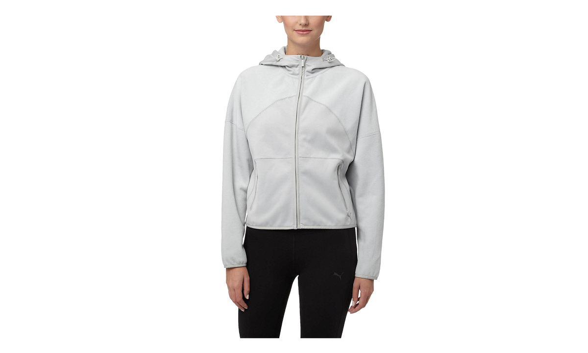 Yogini Warm Full Zip Hoodie WMNS "Grey" 514576 03