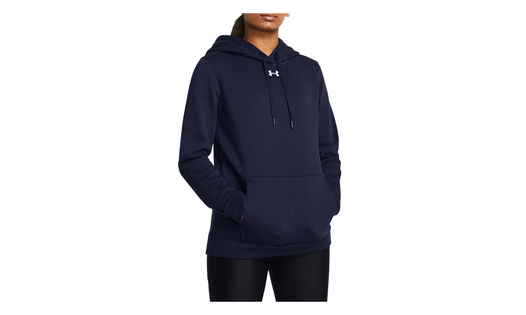 Hustle Fleece Hoodie WMNS "Midnight Navy / White" 1300261 410