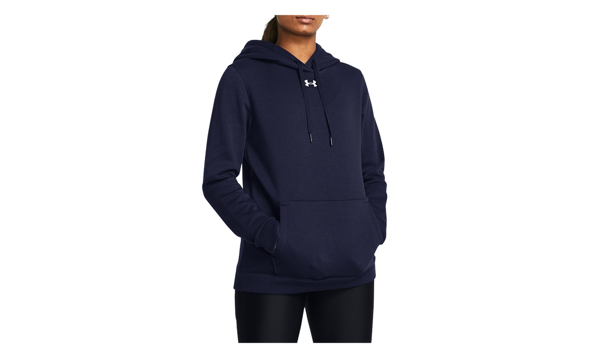 Hustle Fleece Hoodie WMNS "Midnight Navy / White" 1300261 410