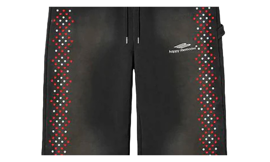 Crystal Sweatpants "Black / Red" HMDD100
