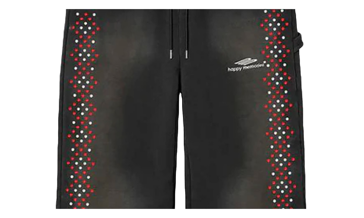 Crystal Sweatpants "Black / Red" HMDD100