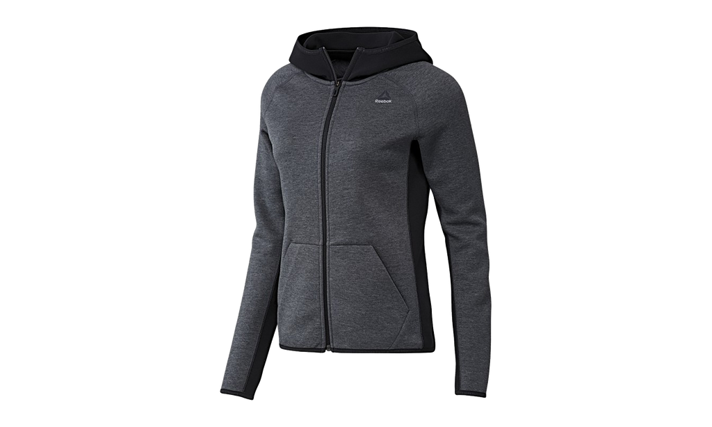 RCF Quik Cotton Full Zip Hoodie WMNS "Dark Grey Heather" B45945