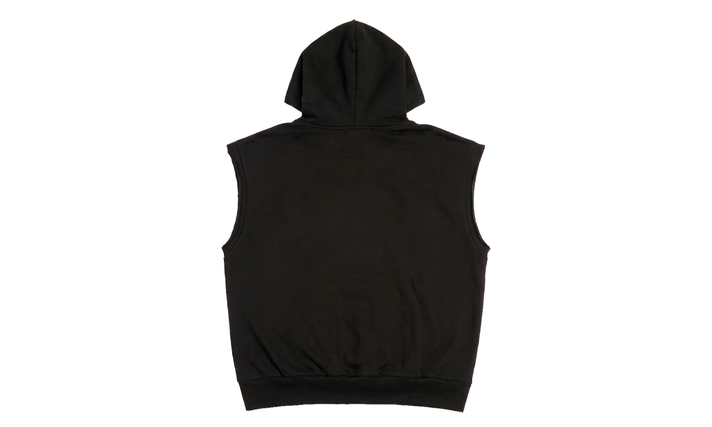 RHINESTONE OG WEB SLEEVELESS HOODIE "USA - Onyx" SP5der602