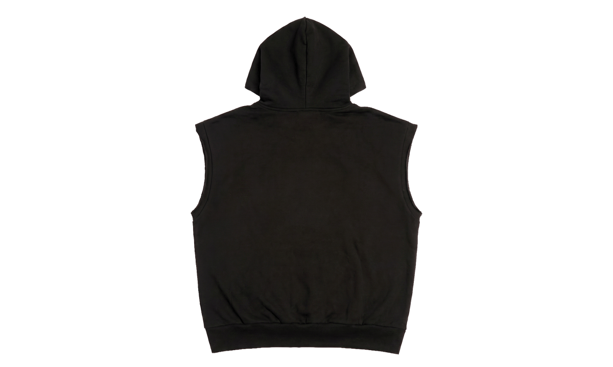 RHINESTONE OG WEB SLEEVELESS HOODIE "USA - Onyx" SP5der602