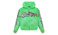 Graffiti Zip-Up Hoodie "Green" HSR318