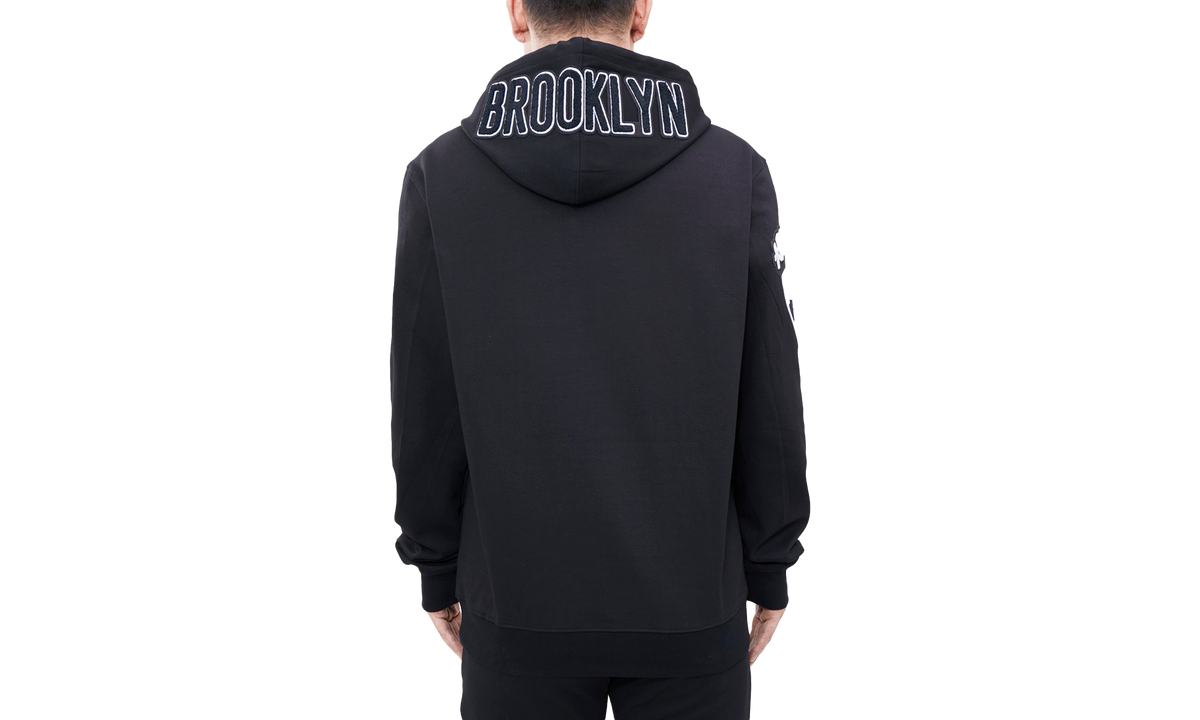 NBA Brooklyn Nets Logo Blended Hoodie "Black" BBN551536 BLK