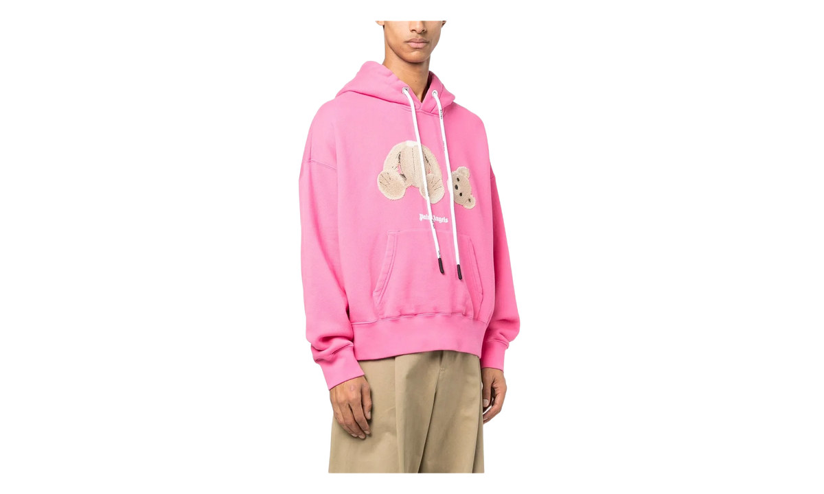 Bear Hoodie "Fuchsia / Brown" PMBB058C99FLE0053260