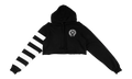 BELLA HADID CROPPED HOODIE WMNS "BLACK" CHRM1288