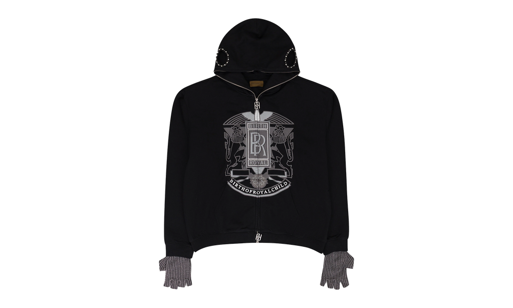 ROYCE CROWN HOODIE "BLACK" BC25SSHA08