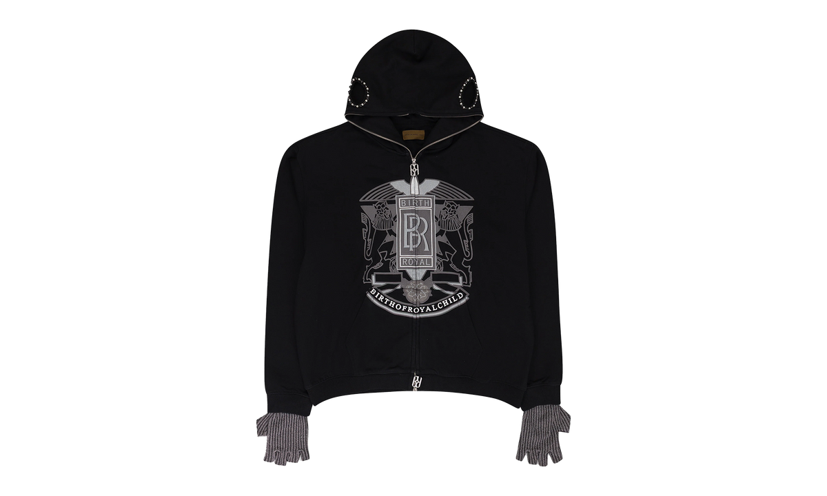 ROYCE CROWN HOODIE "BLACK" BC25SSHA08
