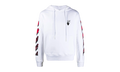 Marker Slim Hoodie "White / Red" OMBB034R21FLE0030125