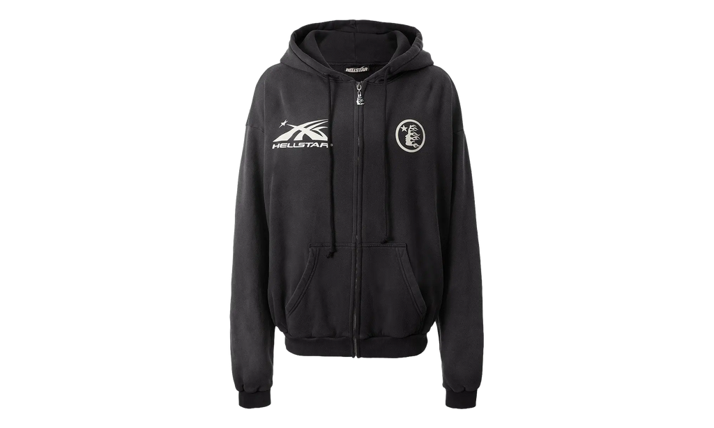 HS Logo Zip-Up Hoodie "Black" HSR314