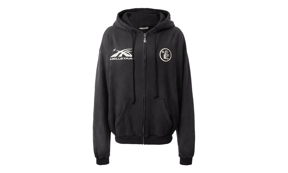 HS Logo Zip-Up Hoodie "Black" HSR314