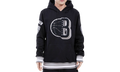 NBA Brooklyn Nets Mash Up Logo P/O Hoodie "Black" BBN554164 BLK
