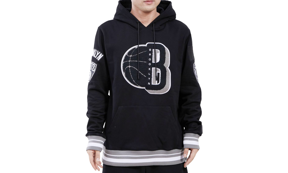 NBA Brooklyn Nets Mash Up Logo P/O Hoodie "Black" BBN554164 BLK