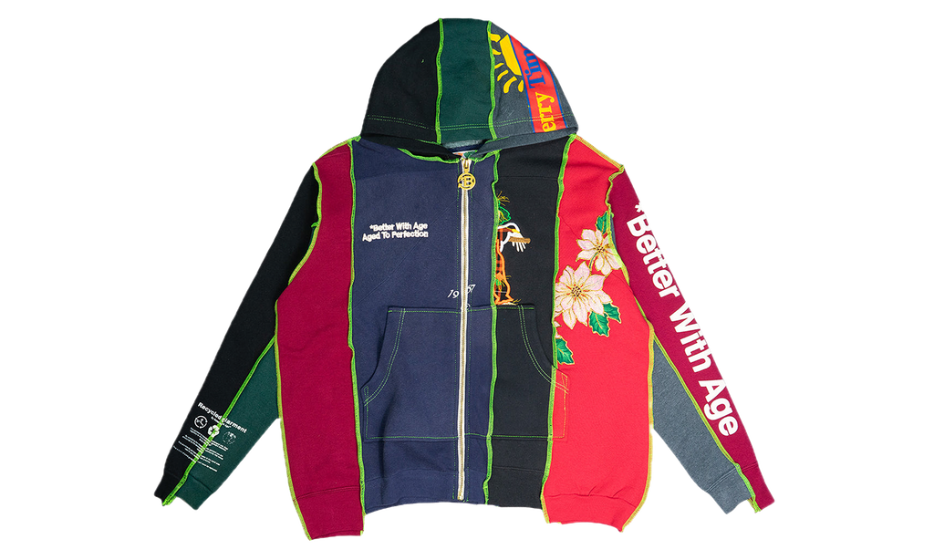 5 Panel Zip-Up Hoodie "Multicolor" BWA249