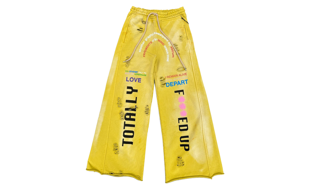 ASTRUM TFU SWEATPANT "YELLOW" AST030
