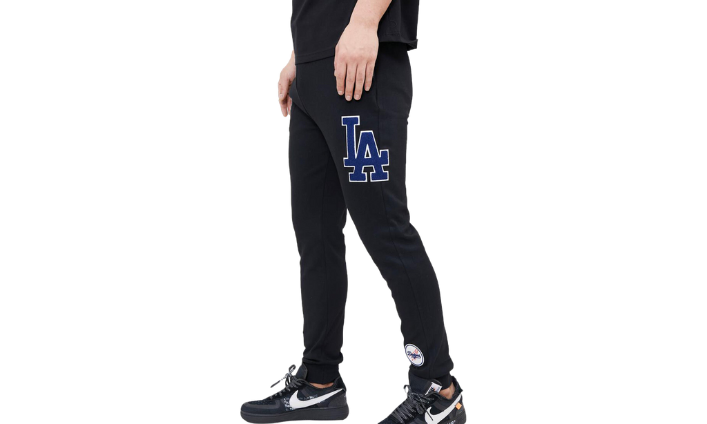 MLB Los Angeles Dodgers Logo Joggers Blk Sweatpants "Black" LLD431602 BLK