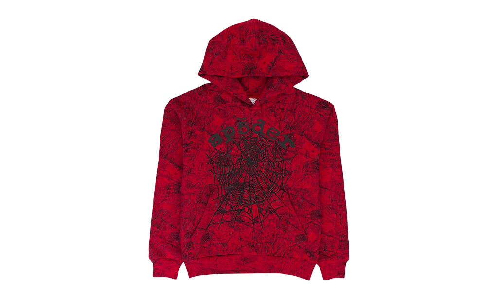 OG Tree Camo Hoodie "Red" SP5der97