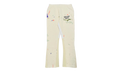 GD Logo Paint Splatter Flare Sweatpants "Cream Black Multi" GDGLFSC