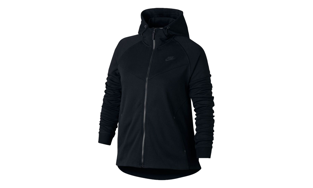 Sportswear Tech Fleece Full Zip Plus Size Hoodie WMNS "Black" 863125 010