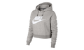 Sportswear Rally Cropped Hoodie WMNS "Grey" AQ9965 050