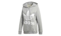 Trefoil Pull Over Hoodie "Grey Heather / White" CY6665
