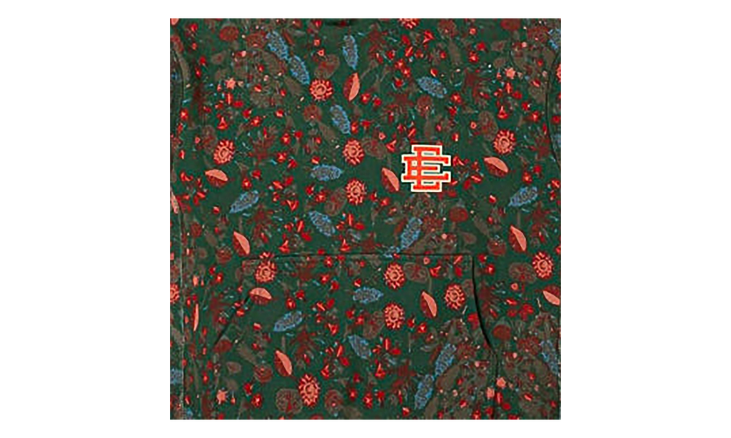 EE AOP Hoodie "FW22 - Green / Orange / Multicolor" EE361