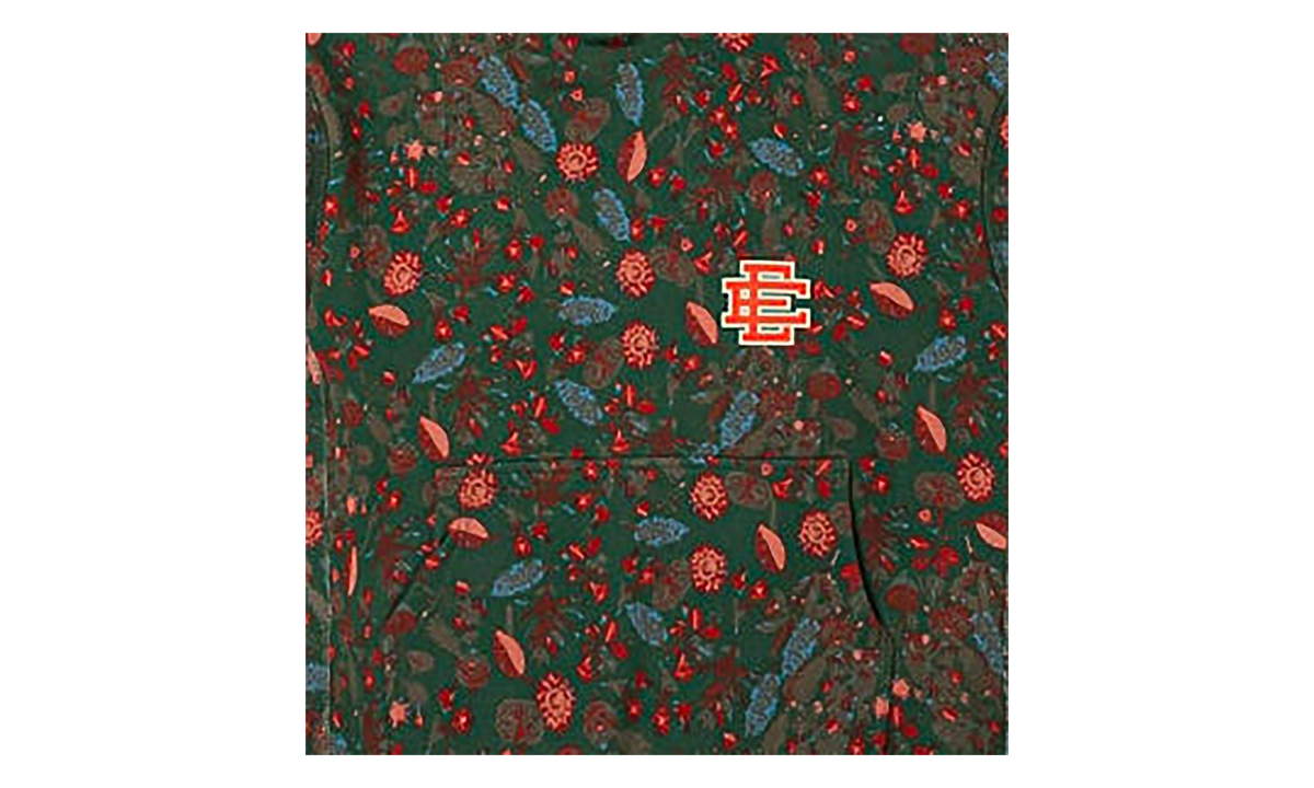EE AOP Hoodie "FW22 - Green / Orange / Multicolor" EE361
