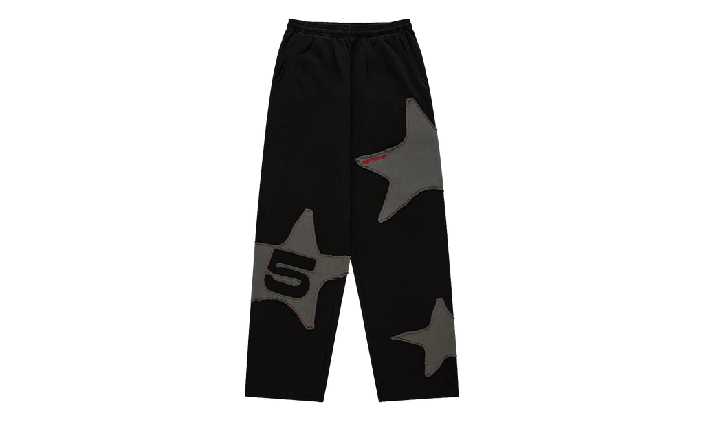 Big Star Wide Leg Sweatpants "Black" SP5der366